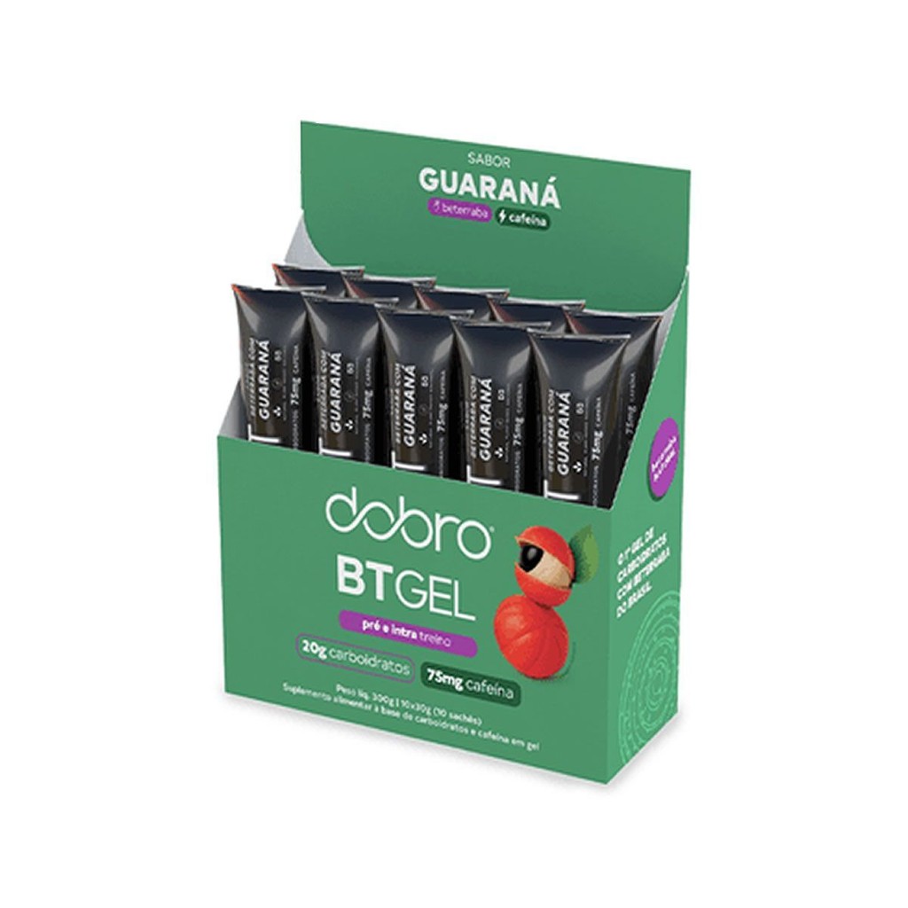 BT Gel - 10 Sachês 30g Guaraná com Beterraba - Dobro em Oferta na Shopee