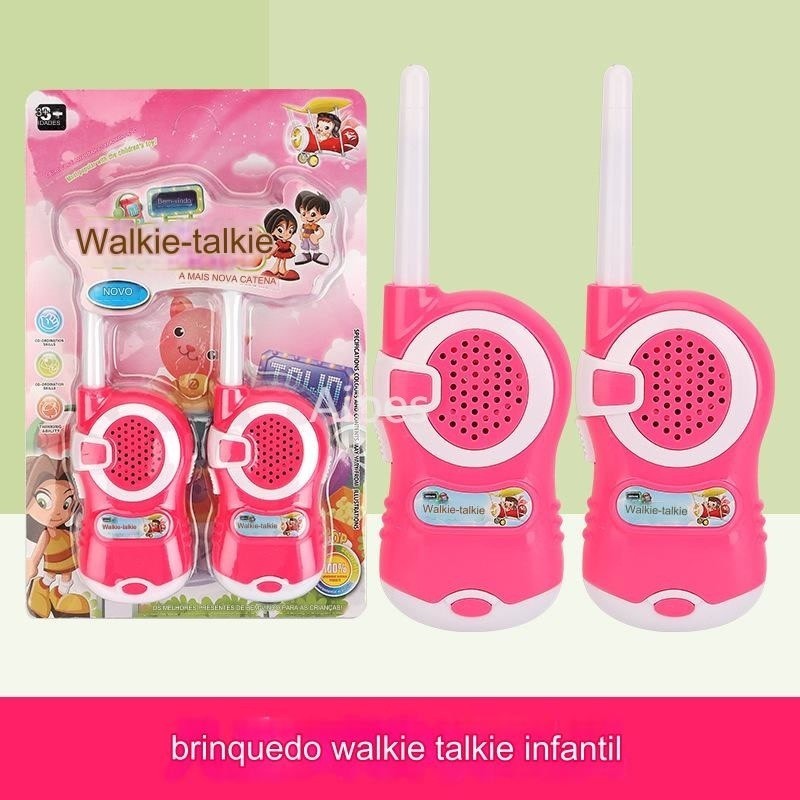 TB Brinquedos Moda KIT 2 peças Walkie Takie Radio Comunicador Infantil De Brinquedo