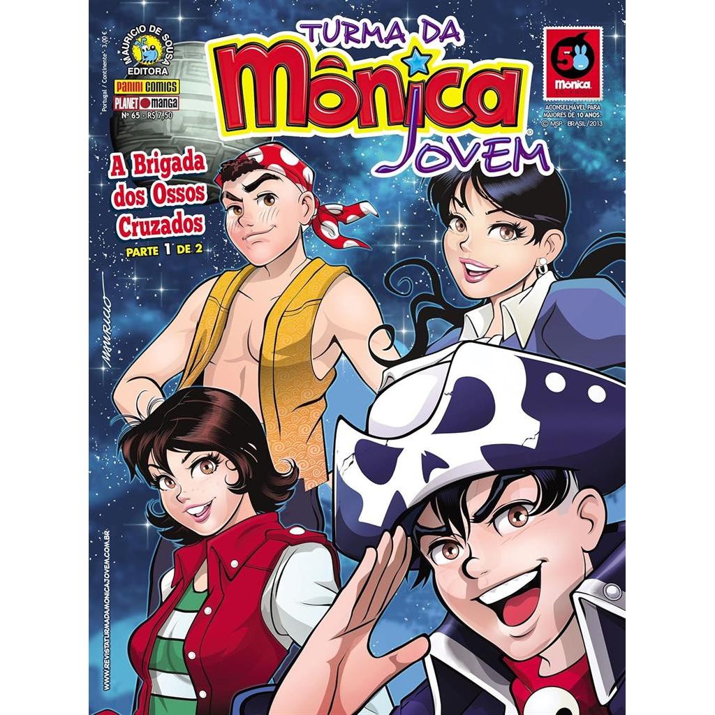 A Brigada dos Ossos Cruzados, Parte 1 : Turma da Mônica Jovem - Vol. 65 autor Sousa, Mauricio
