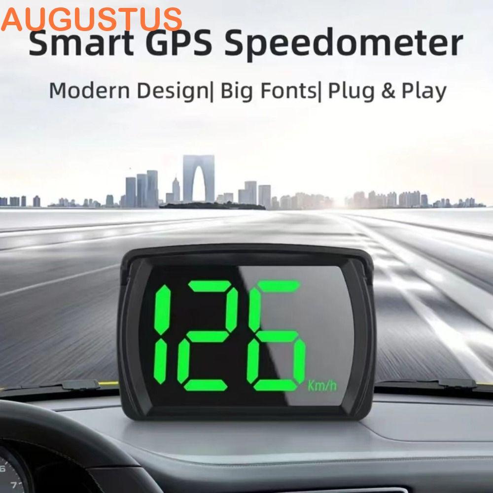 AUGUSTUS HUD Car Head Up Display , KMH/MPH Velocímetro Digital Universal Para Carro GPS , Medidor De Velocidade De Veícu