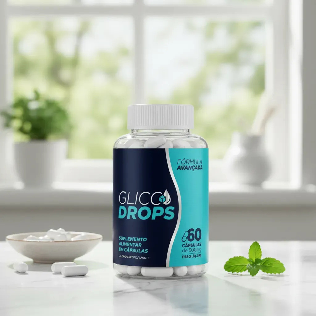 Glico Drops Suplemento Alimentar 60 Cápsulas Suporte Ao Metabolismo Da Glicose - Equilíbrio Metabólico Uso Diário