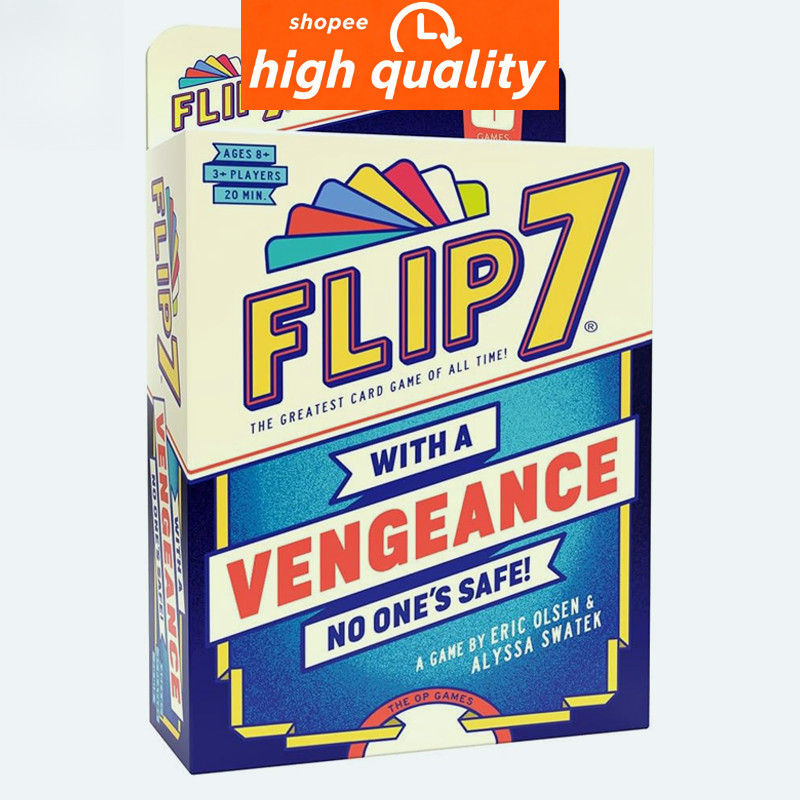 Flip 7 with a Vengeance | Party Card Game | 3+ Players, Ages 8+ AD125