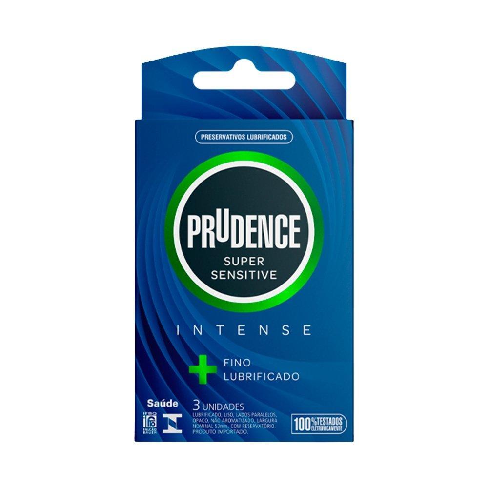 Preservativo Prudence Super Sensitive Intense - 12 Embalagens com 3 Unidades