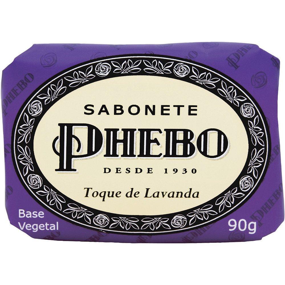 Sabonete Phebo Toque de Lavanda 90g Embalagem com 12 Unidades