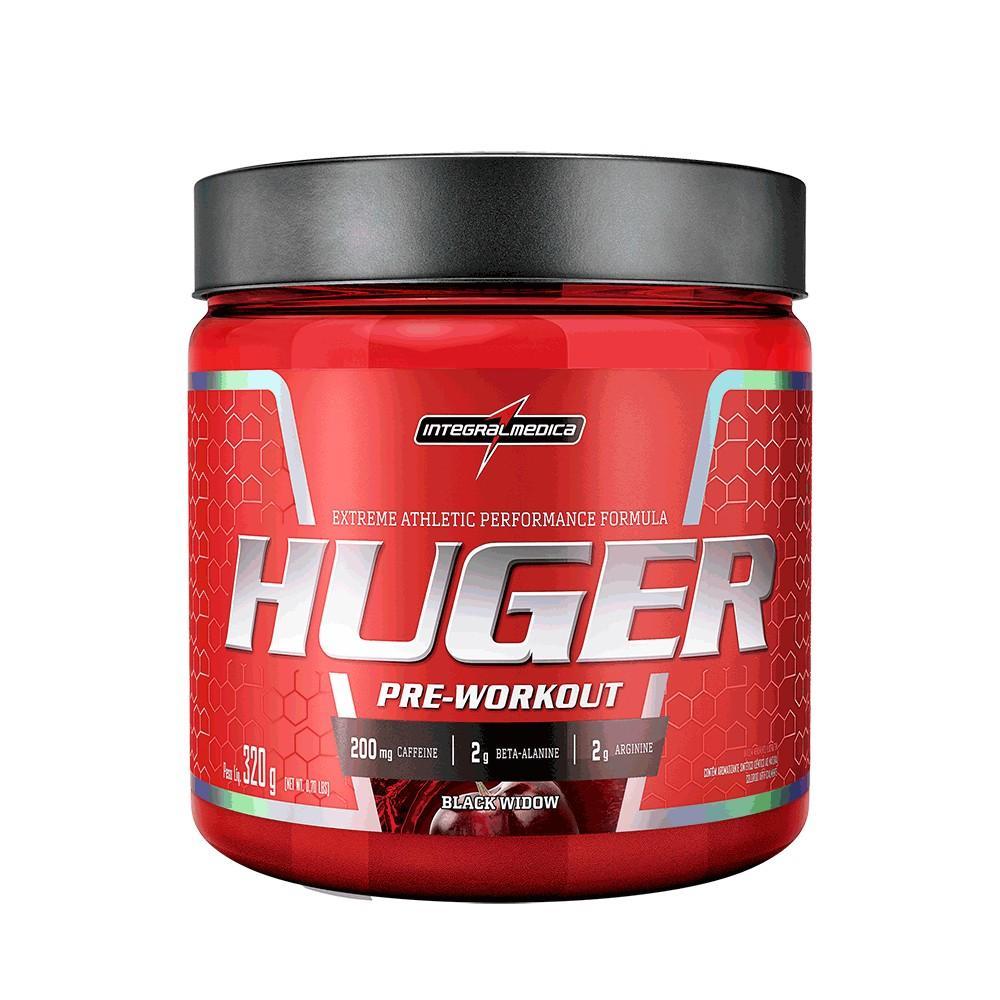 Imagem Pré Treino Integralmedica Huger Black Widow 320g