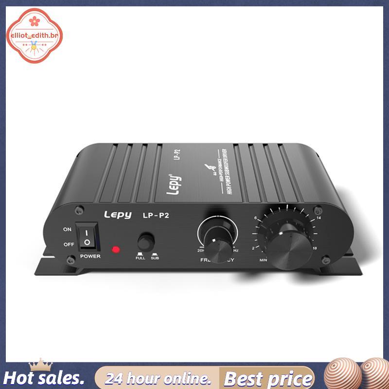 LP-P2 Mini Subwoofer Amplificador De Saída De Alcance Completo De 100 W Com Áudio Mono