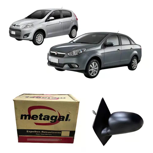 Retrovisor Palio Attractive 2012 A 2018 Grand Siena Esquerdo Original