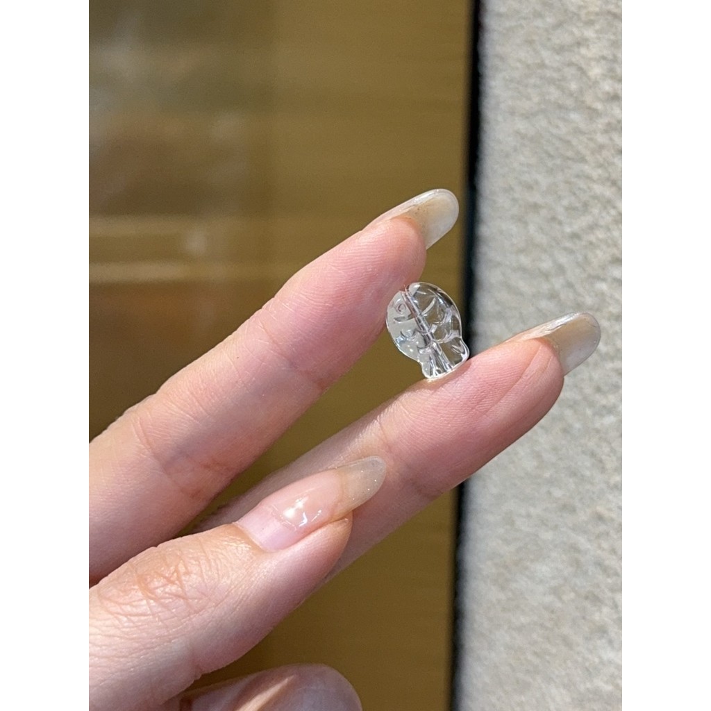 Cristal branco Natural artesanal diy acessórios pulseira colar acessórios moda jóias Jade cristal não-puro corpo S