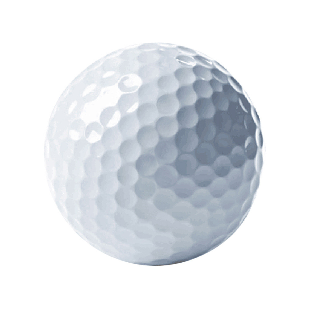 Bola de presente de golfe de dupla camada, bola de prática sólida de duas camadas totalmente nova, bola de prática de go