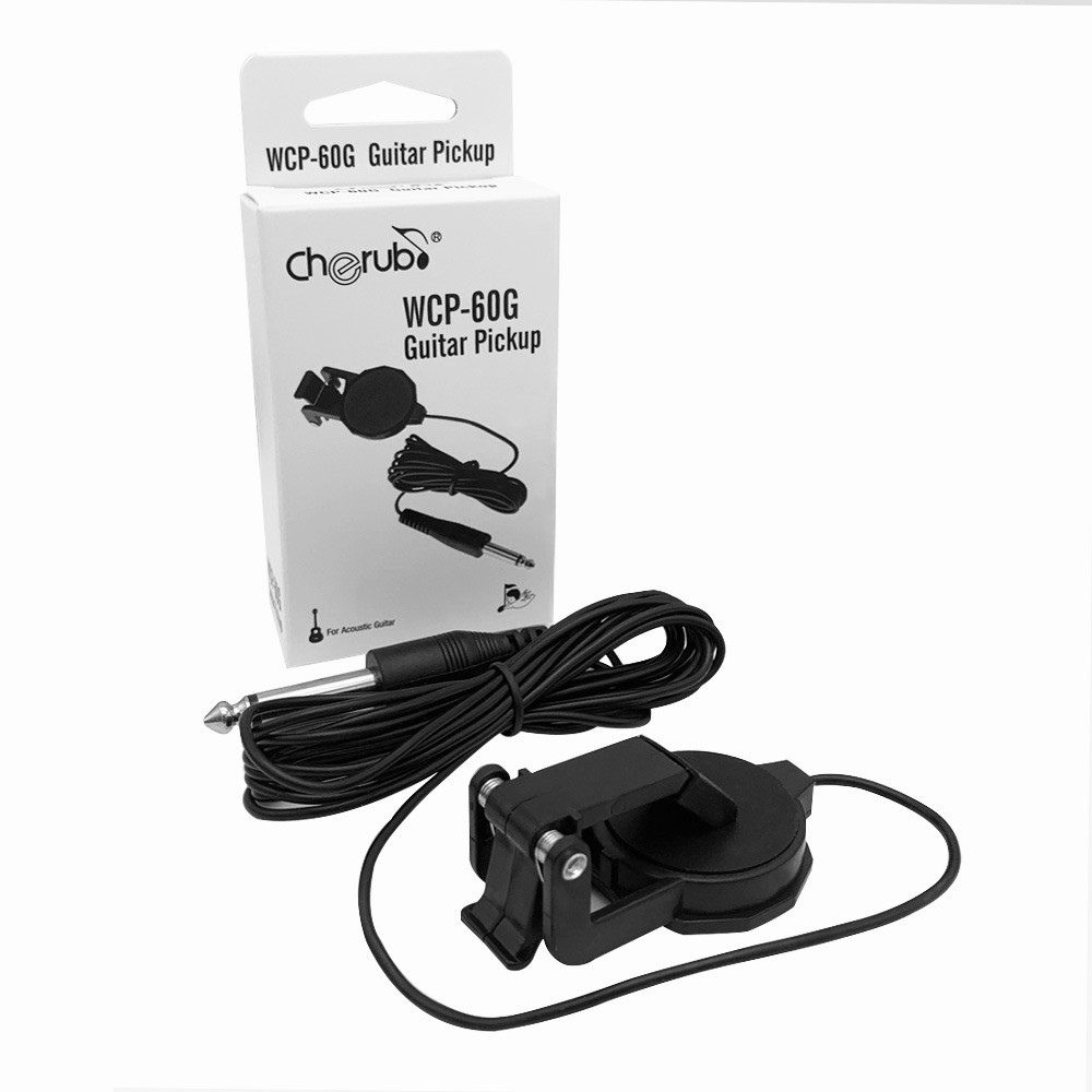 Captador de guitarra Cherub WCP-60G para guitarras acústicas, captador de violino Cherub WCP-60V.