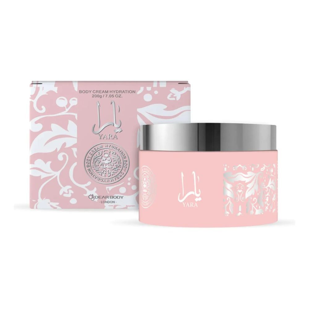 Dear Body London Body Cream Hidratante Árabe Yara Lattafa Feminino 200g