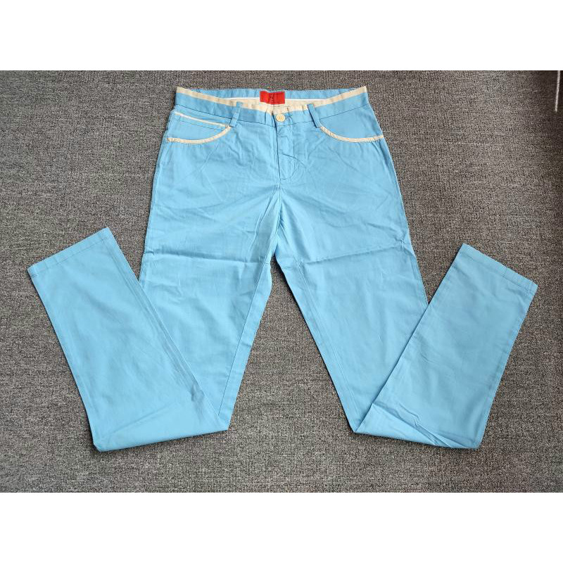 Ni Series Calça masculina Casual fina de verão, calça Skinny exclusiva e justa para jovens