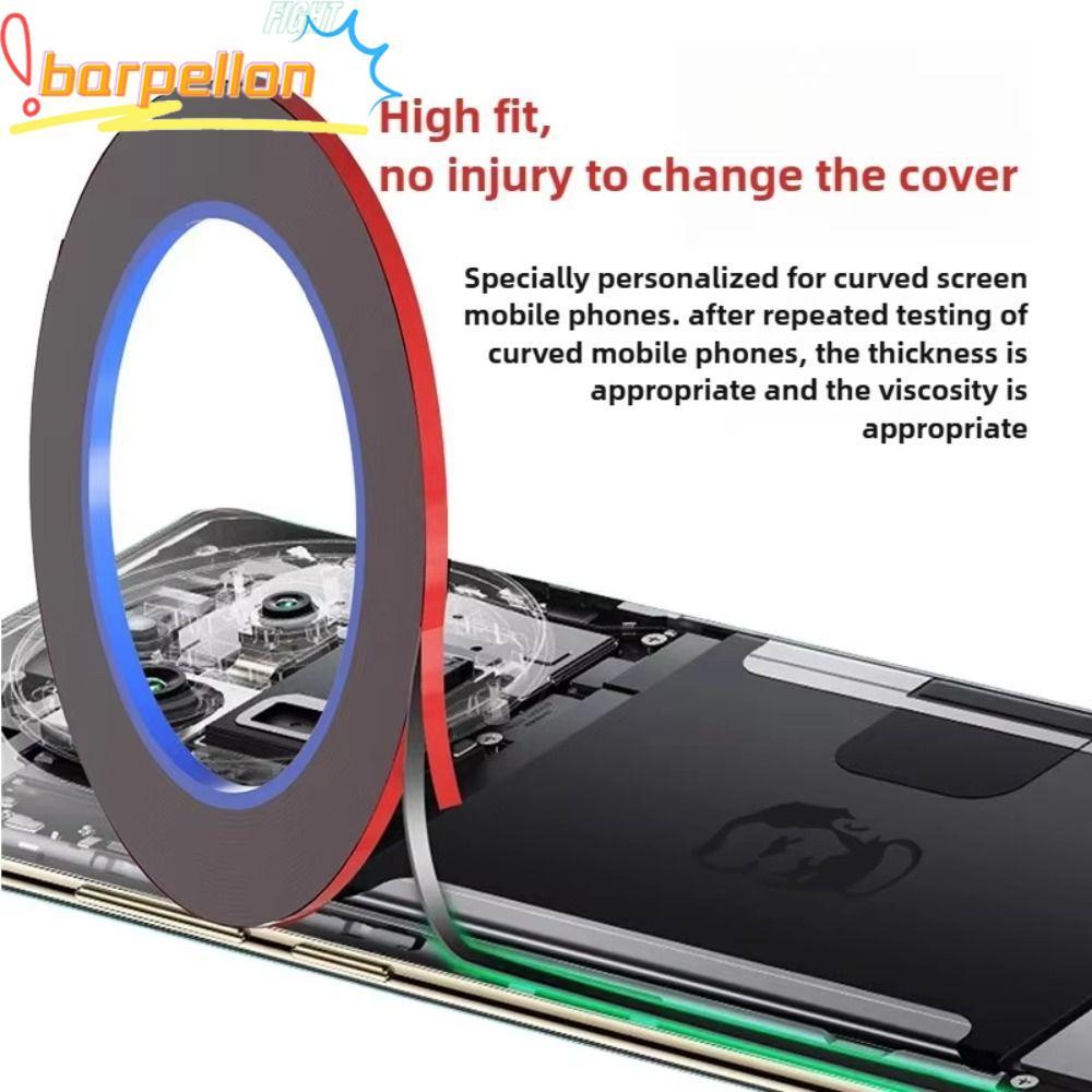 BARPELLON 2 Rolos De Fita Para Moldura De Celular , Dupla Face Sem Rastros De 3 Mm , Tela Curva