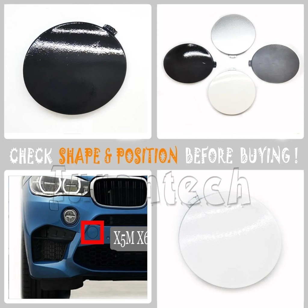 Capa De Reboque Dianteira Para 14-18 BMW Série M X5 X5M F85 X6 X6M F86 Amortecedor Gancho Olho Boné 51118066726