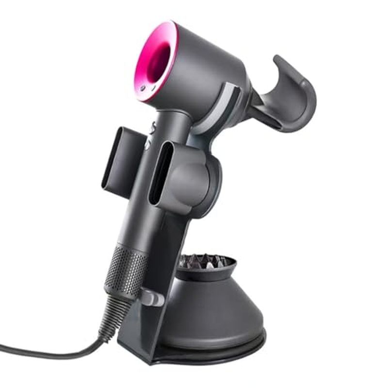 Suporte De Secador De Cabelo Foho Para Dyson Supersonic , Magnético Com Organizador De Cabo De Tomada De Alimentação , B