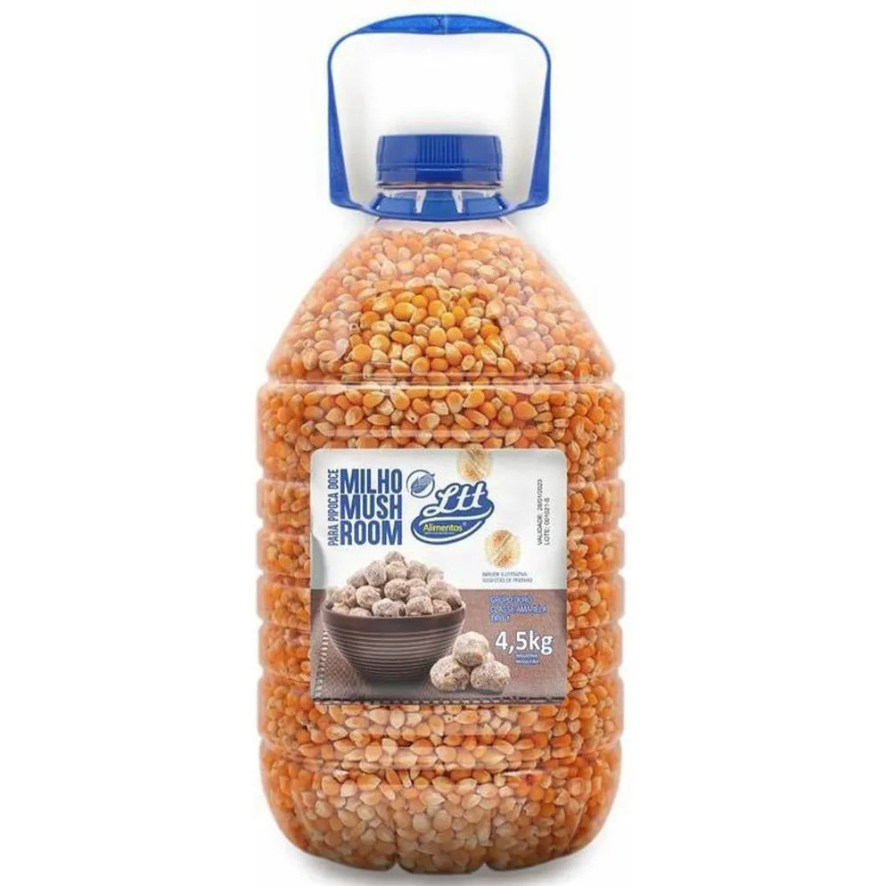 Milho De Pipoca Mushroom Galão 4,5kg Receitas Doces Salgadas - O MELHOR MILHO COGUMELO