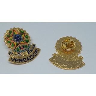 BROCHE PIN BRASÃO - REPÚBLICA FEDERATIVA DO BRASIL