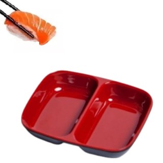 6 Molheiras Oriental em Melamina 50ml Porta Molho Shoyu