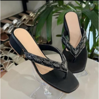 Tamanquinho de dedinho Brilho sandália feminina tamanco leve confortável TM02 em Oferta na Shopee