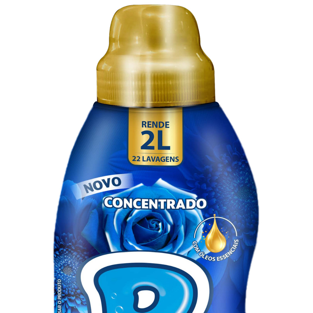 Detalhes do Kit 2 Amaciante de Roupas Concentrado Lê Blue 500ml