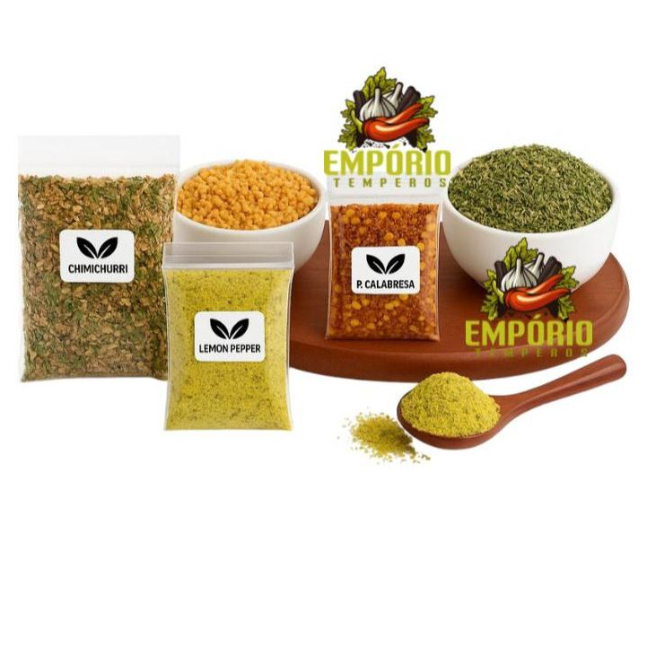 KIT 20 Temperos mais vendidos, com 100g cada!!! OFERTA LIMITADA