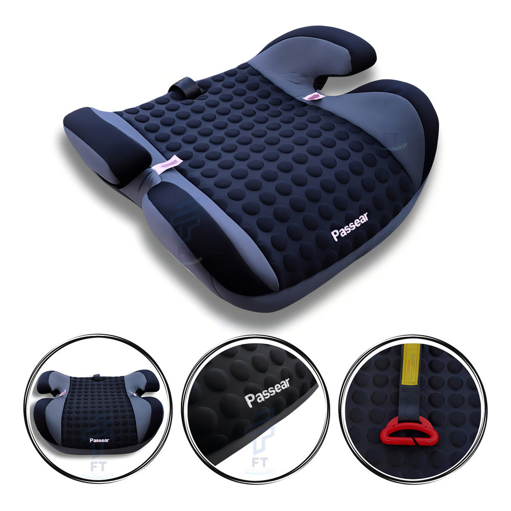 Assento Infantil Para Carro Passear Booster Cadeira Cadeirinha De Elevação Cor Preto Elevation