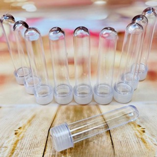 10~50 TUBETE GRANDE ACRÍLICO LEMBRANCINHAS 13CM INCOLOR TRANSPARENTE em Oferta na Shopee