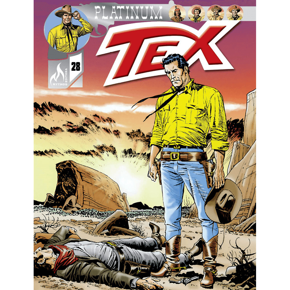 Livro - Tex Platinum Nº 28 - Mythos Editora ISBN 9786587112268