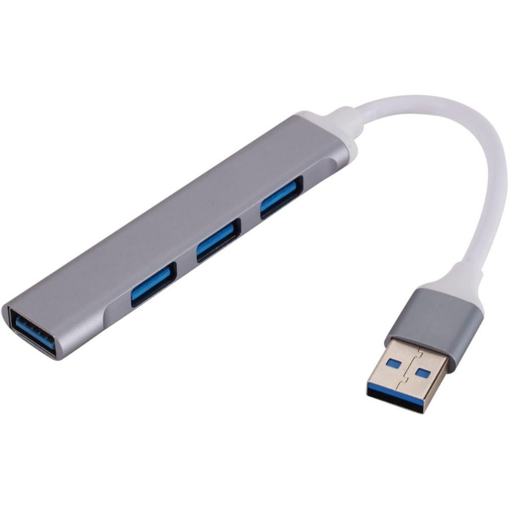 Cabo HUB Extensor USB 4 Portas 3x USB 2.0 e 1x USB 3.0 - High Speed 5Gbps