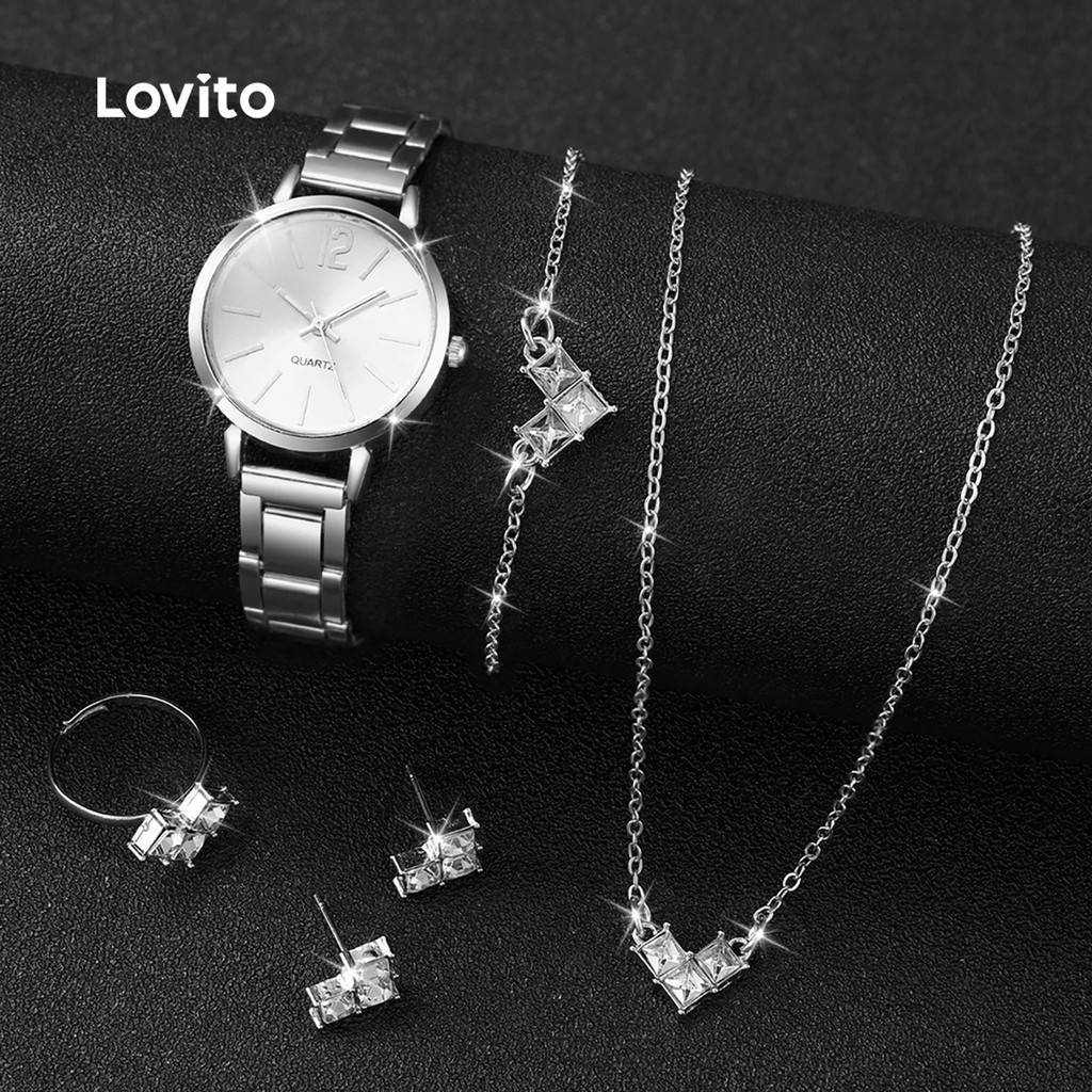 Lovito Relógio Minimalista Gold C Watch LFASCS1582 em Oferta na Shopee