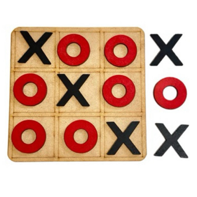 Jogo da Velha   18x18cm MDF tabuleiro, crianças, presentes, lembrancinhas em Oferta na Shopee