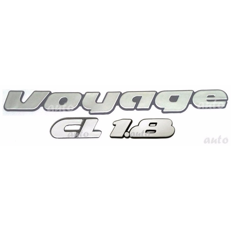 Emblemas Voyage Cl 1.8 - Quadrado 1991 À 1996