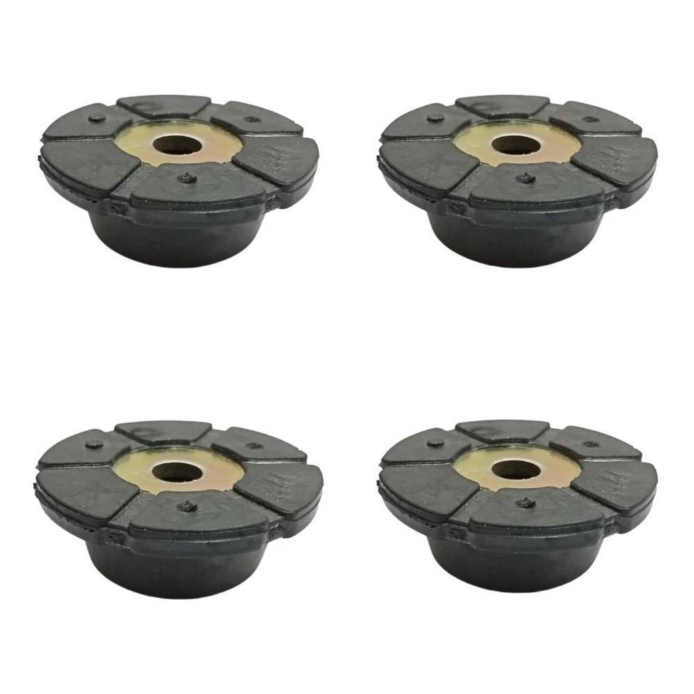 Kit 4 Coxim Amortecedor Traseiro Clio Sandero Duster Livina