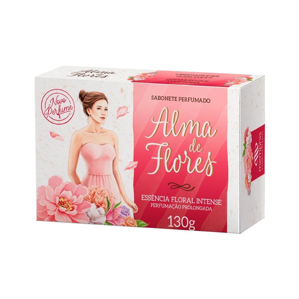 Sabonete Alma Flores Barra 130G Floral Intense em Oferta na Shopee