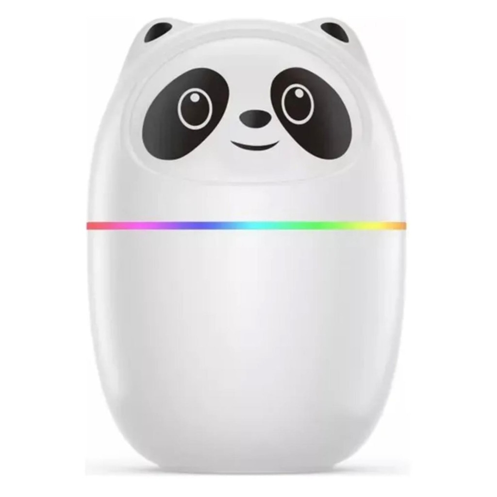 Umidificador De Ar Doméstico Portátil USB Panda Lâmpada Noturna Color Mint 220ml Promoção