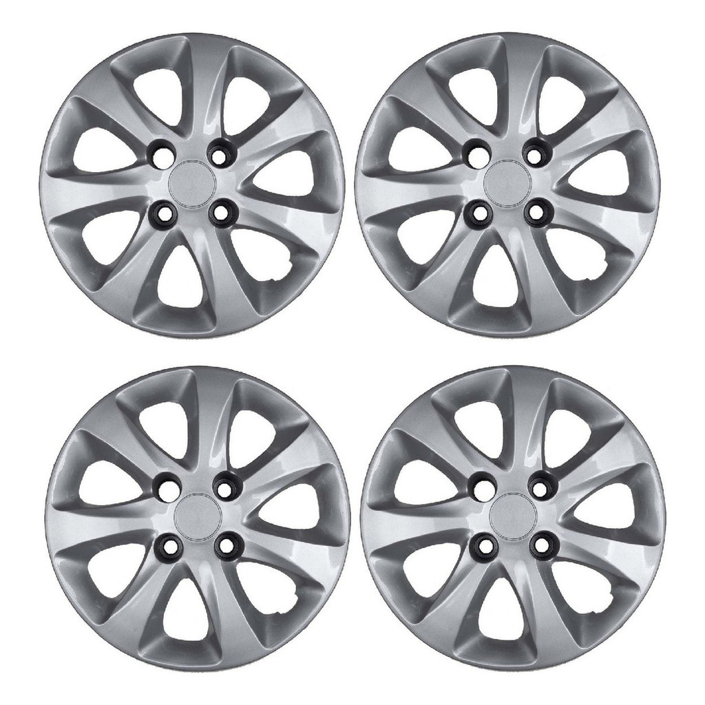 Jogo Calota (c/emblema) Aro 13 RENAULT  Clio 2014 2015