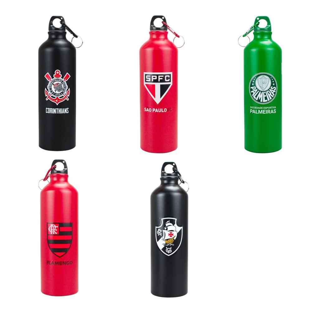Garrafa  Inox 750ml Times Vasco Flamengo São Paulo Verdão Timão Futebol Torcida Campeão Libertadores