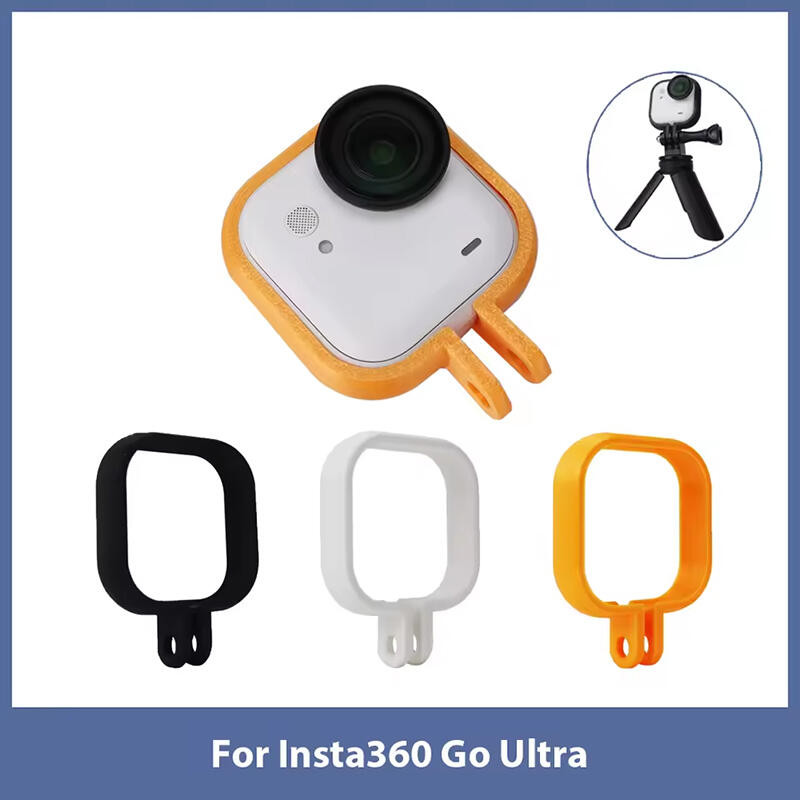 Para Insta360 GO Ultra Câmera Expansão Quadro Protetor Duas Garra Adaptador Suporte De Montagem Insta 360 Estender Acess