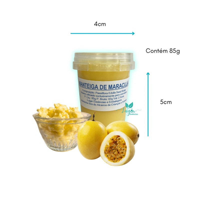 Manteiga de Maracujá 85g - Uso cosmético em Oferta na Shopee