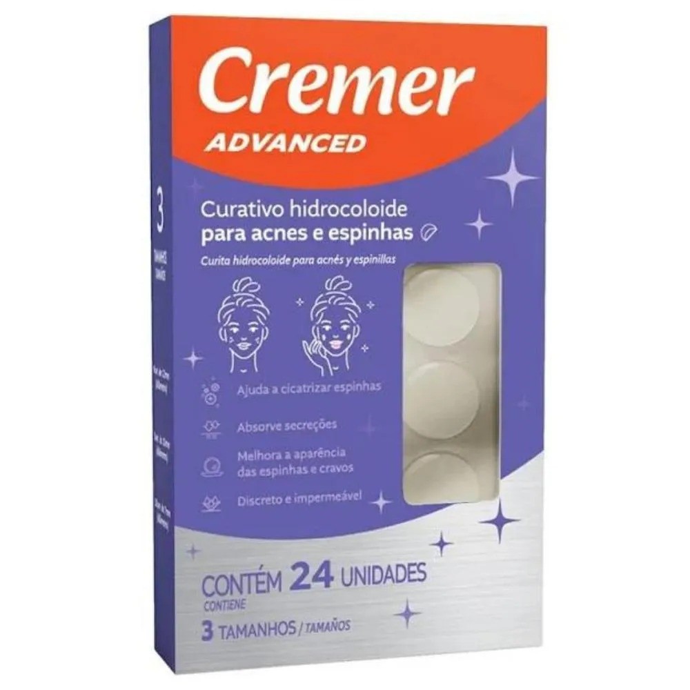 Curativo Acnes e Espinhas Cremer 24UN em Oferta na Shopee