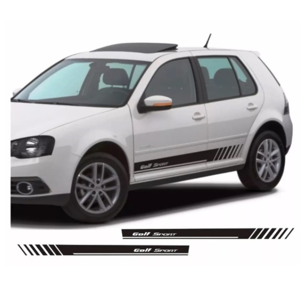 Adesivo Lateral Para VW Golf G3 G4 Faixa Sport Colante Fita Adesiva Tuning Acessórios Automotivo