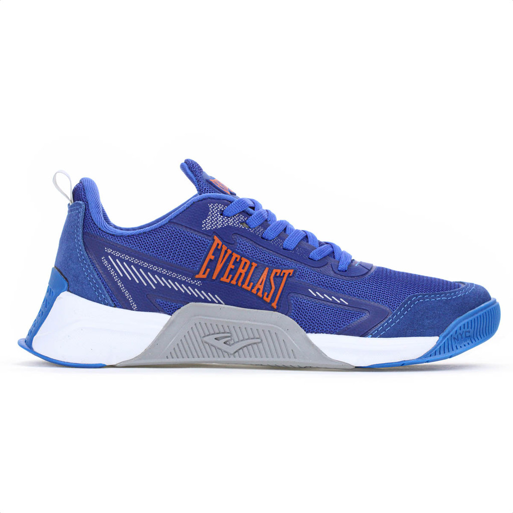 Tênis Everlast Jump 5 Low Azul e Laranja - Masculino em Oferta na Shopee