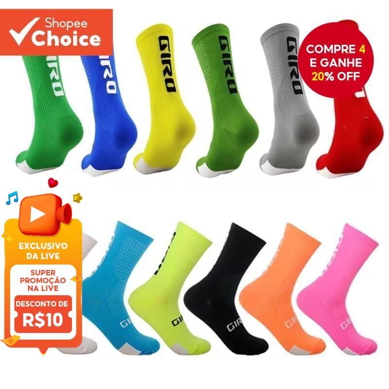 Meias Esportivas Masculinas : Antiderrapantes Para Ciclismo , Basquete , Corrida , Caminhada E Tênis O Verão