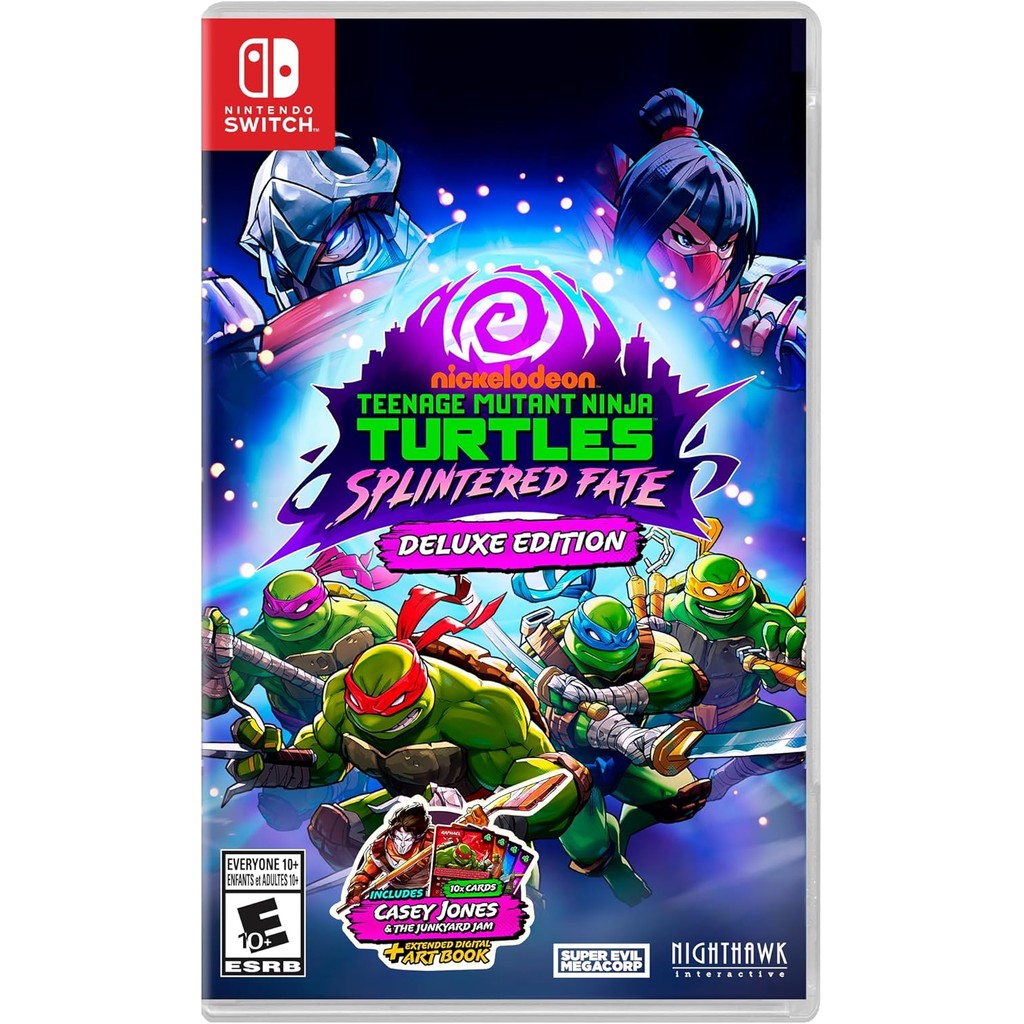 Teenage Mutant Ninja Turtle Splintered Fate Deluxe Edition Switch Midia Fisica em Oferta na Shopee