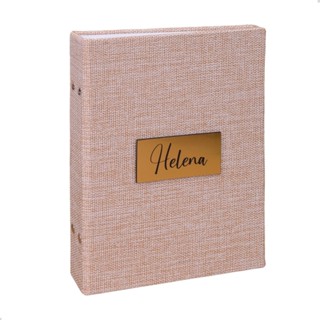 Álbum p 160 fotos 15x21 fotográfico Personalizado com Nome TAG Acrilico Dourado em Oferta na Shopee
