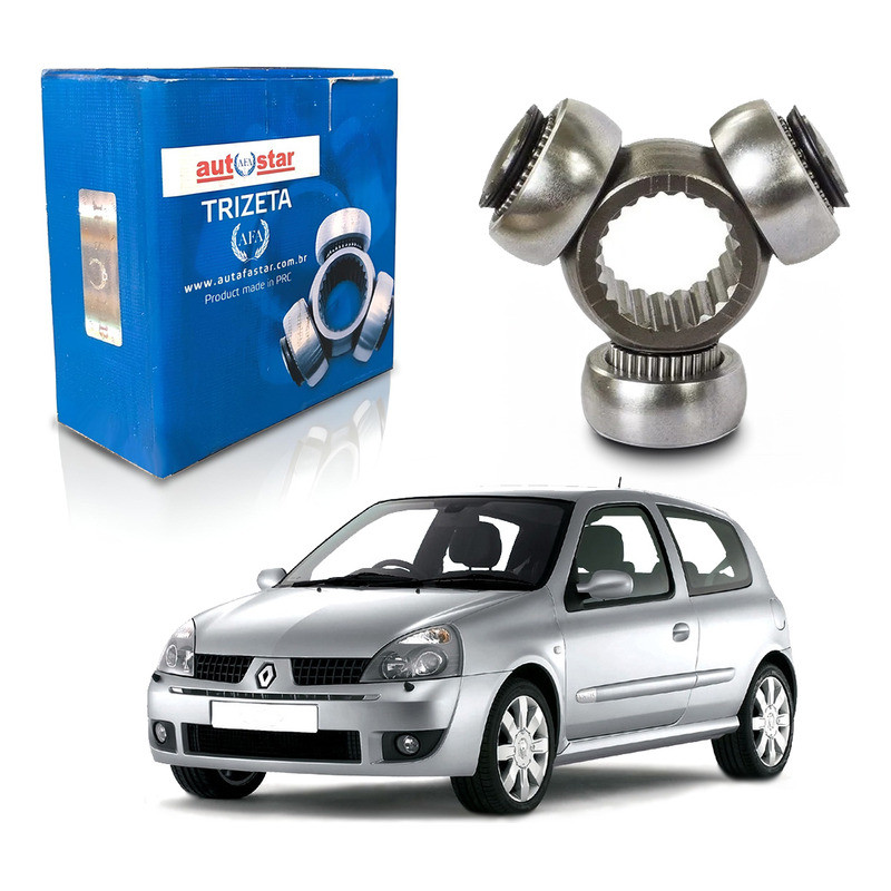 Trizeta Renault Clio 1.0 1.6 2003 A 2012 em Oferta na Shopee