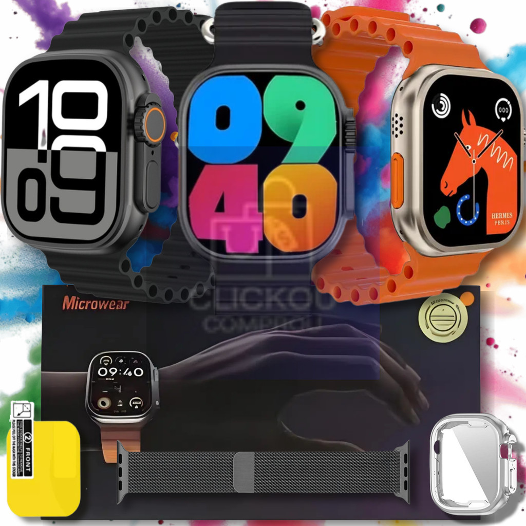 Smartwatch U9S Ultra 9 Bluetooth 49mm com ChatGPT Chamadas por Gestos Tela Avançada Lançamento 2024