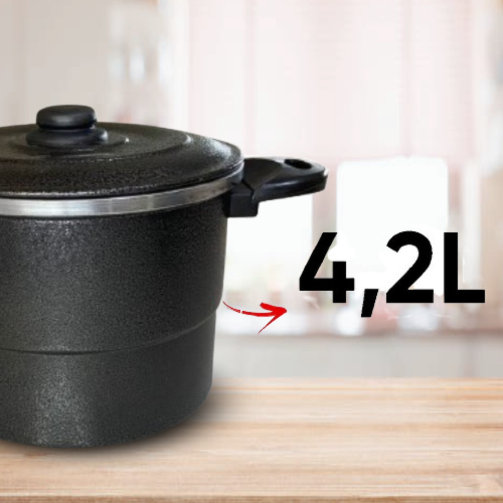 Multiuso 4 em 1 – Prepare Cuscuz, Pipoca, Bolo e Muito Mais com um Só Produto! em Oferta na Shopee