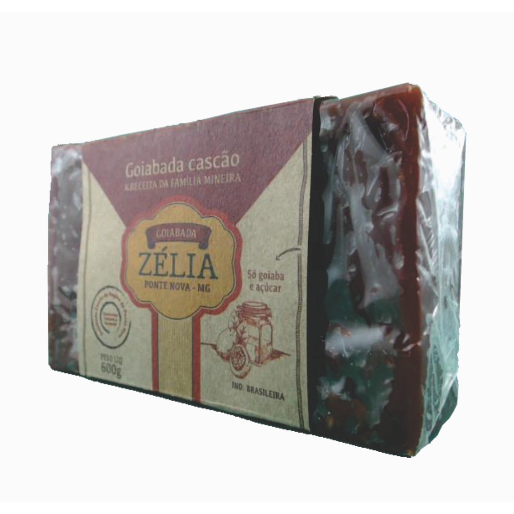 Goiabada Cascão Artesanal em Barra Zélia Doce de Goiaba 600g