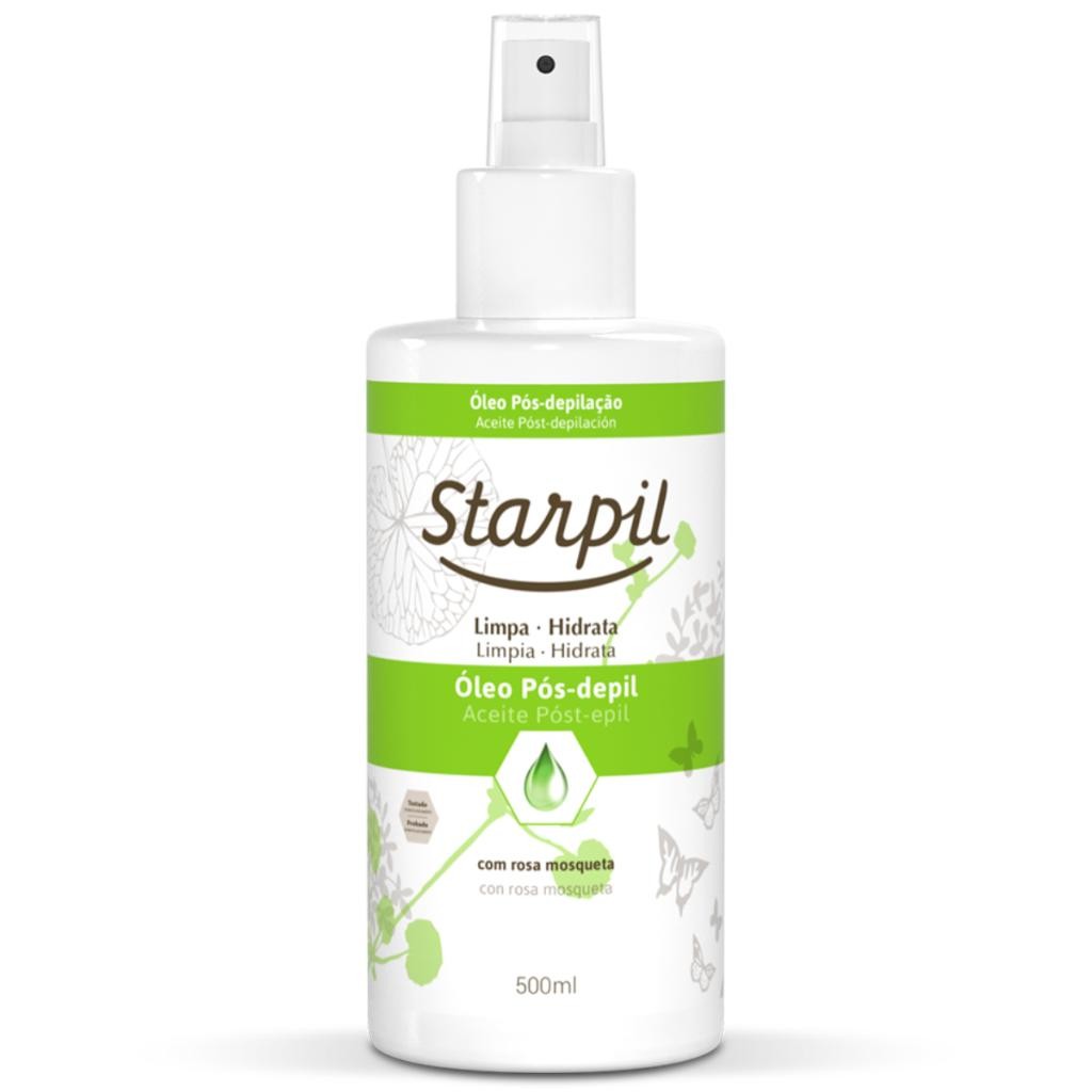 Starpil Óleo Pós Depilatório Pós Depilação Rosa Mosqueta 500ml